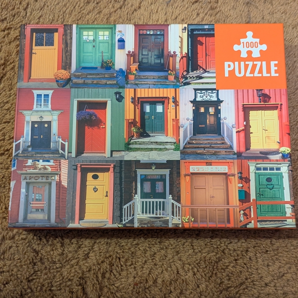 Talking Tables 1000 piece Doors Puzzle - Complete